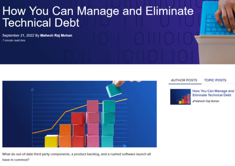 How You Can Manage and Eliminate Technical Debt