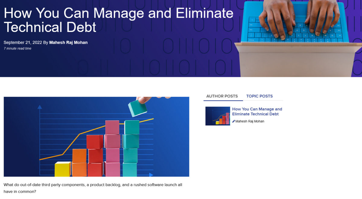 How You Can Manage and Eliminate Technical Debt